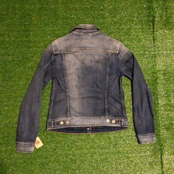 LEVIS TRUCKER JACKET WOMENS BUTTON UP LIGHT BLUE DENIM WASHED RETRO SIZE MED - Picture 5 of 7